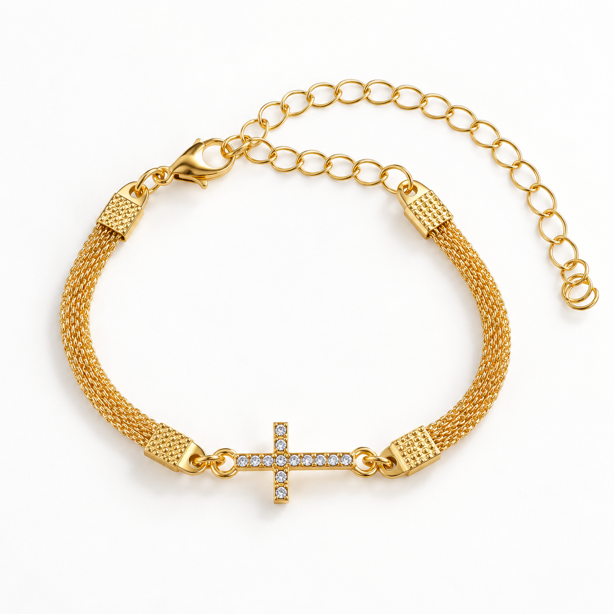 Pulsera Cruz de Luz, vista completa